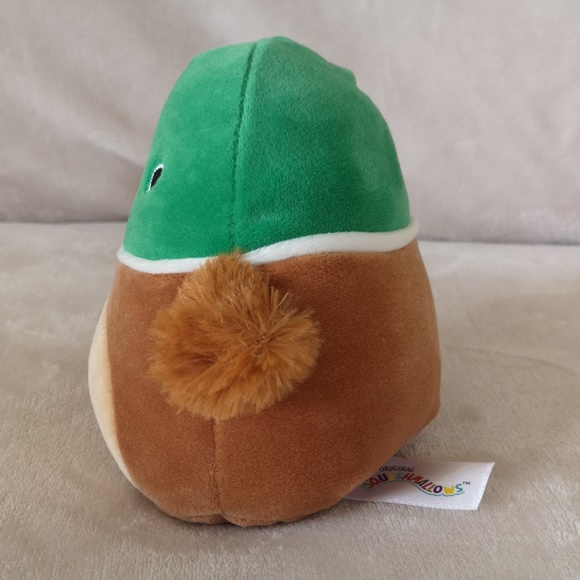 Squishmallow green and brown duck Avery 5 inches - Picture 2 of 4